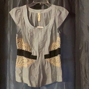Cute lightweight sheer top from Anthropology